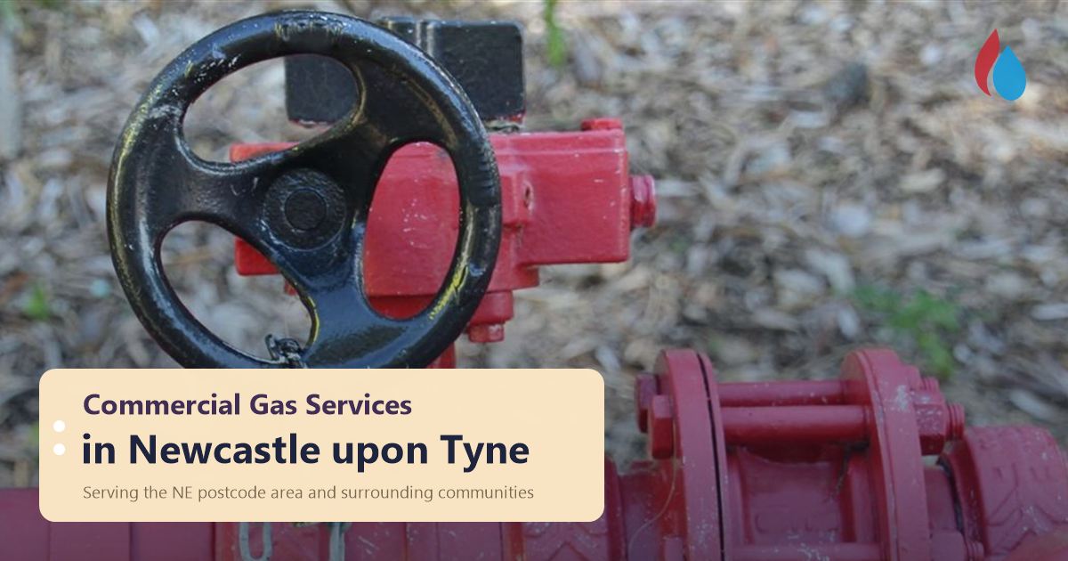 Commercial gas services in Newcastle upon Tyne: hot tapping on live gas pipework, serving the NE postcode area